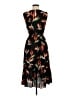Mossimo 100% Polyester Print Black Cocktail Dress Size M - photo 2