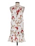 Naked Zebra 100% Polyester Floral White Casual Dress Size S - photo 2
