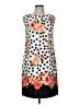 AGB Polka Dots White Casual Dress Size 8 - photo 1