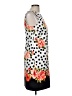 AGB Polka Dots White Casual Dress Size 8 - photo 4