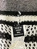 Shein Curve 100% Polyester Stripes Ivory Shorts Size 12 Plus (0) - photo 3