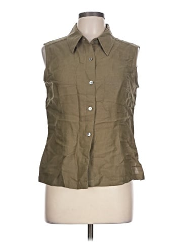 Emma James Sleeveless Button-Down Shirt (view 1)