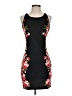 A. Byer Floral Black Cocktail Dress Size 3 - photo 1