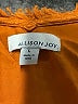 Allison Joy 100% Rayon Orange Sleeveless Blouse Size L - photo 7
