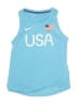 Nike 100% Polyester Blue Active Tank Size XS (kids) - photo 1