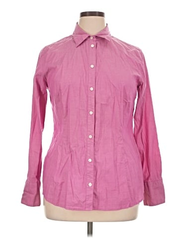 Apostrophe Long Sleeve Button-Down Shirt (view 1)