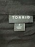 Torrid Black 3/4 Sleeve Button-Down Shirt Size 4X Plus (4) - photo 7