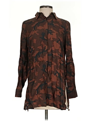 Acrobat Long Sleeve Silk Top (view 1)