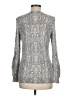 J. McLaughlin Paisley Silver Pullover Sweater Size M - photo 2