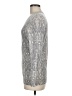 J. McLaughlin Paisley Silver Pullover Sweater Size M - photo 5