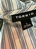 Torrid 100% Cotton Blue Short Sleeve Blouse Size 3X Plus (3) - photo 7