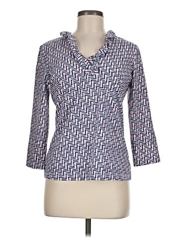 J. McLaughlin 3/4 Sleeve Button-Down Shirt (view 1)