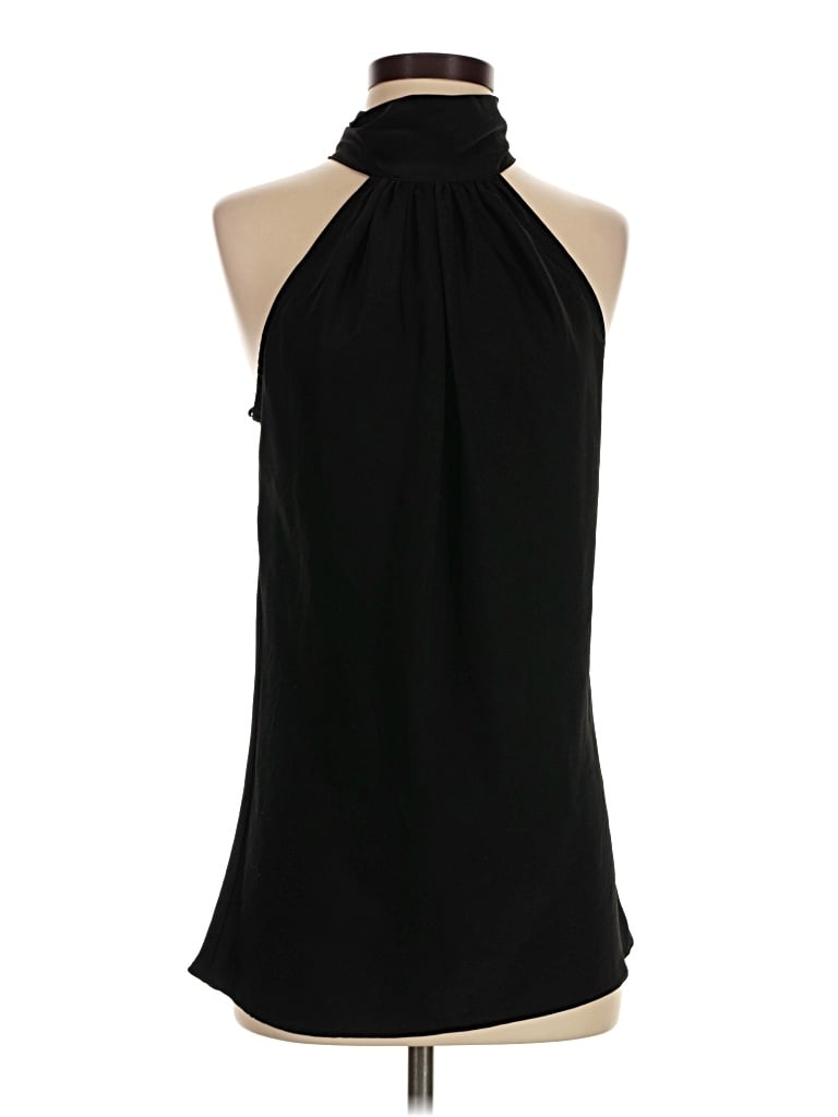 Pre-owned Six Fifty Sleeveless Blouse In Black