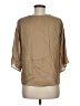 Elan 100% Rayon Tan 3/4 Sleeve Blouse Size M - photo 2