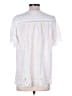 Feathers Ivory Short Sleeve Blouse Size 6 - photo 2