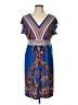 Kiara Paisley Blue Casual Dress Size L - photo 1