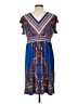 Kiara Paisley Blue Casual Dress Size L - photo 2