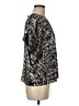 Joanna 100% Polyester Black Short Sleeve Blouse Size M - photo 4