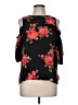 Dorothy Perkins 100% Polyester Black 3/4 Sleeve Blouse Size 6 - photo 1