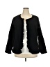 Elisabeth 100% Lana Wool Black Wool Cardigan Size 3X - photo 1