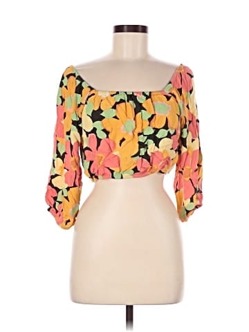 Billabong 3/4 Sleeve Blouse (view 1)