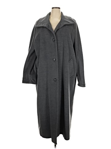Marina Rinaldi Wool Coat (view 1)