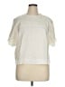 Josephine 100% Polyester Ivory Short Sleeve Blouse Size 16 - photo 1