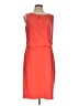 Relativity Solid Orange Cocktail Dress Size L - photo 1