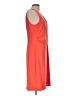 Relativity Solid Orange Cocktail Dress Size L - photo 4