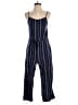Mimi Chica 100% Rayon Stripes Blue Jumpsuit Size S - photo 1