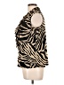 Harve Benard 100% Polyester Animal Print Brown Sleeveless Blouse Size L - photo 5
