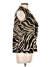 Harve Benard 100% Polyester Animal Print Brown Sleeveless Blouse Size L - photo 4
