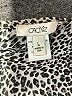 Cache 100% Polyester Silver 3/4 Sleeve Blouse Size L - photo 7