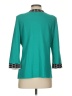 misook 100% Acrylic Teal 3/4 Sleeve Blouse Size S - photo 2