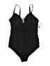 Torrid Solid Black One Piece Swimsuit Size Lg Plus (0) - photo 1