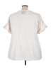 BLOOMCHIC 100% Polyester Ivory Short Sleeve Blouse Size 22 - photo 2