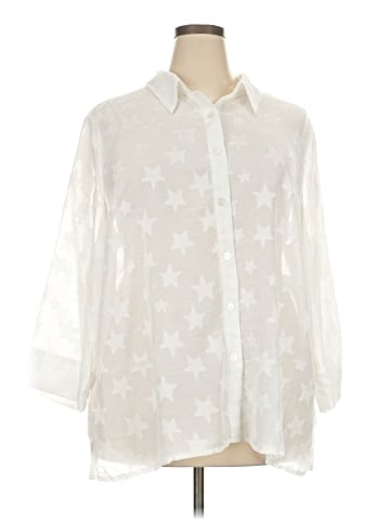 Alfred Dunner 3/4 Sleeve Blouse (view 1)