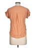 Mine Orange Short Sleeve Blouse Size L - photo 2