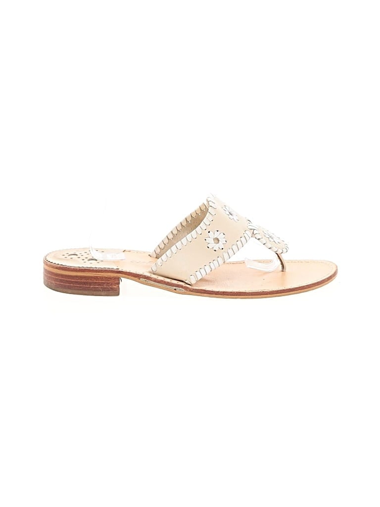 Pre-owned Jack Rogers Sandals In Ivory