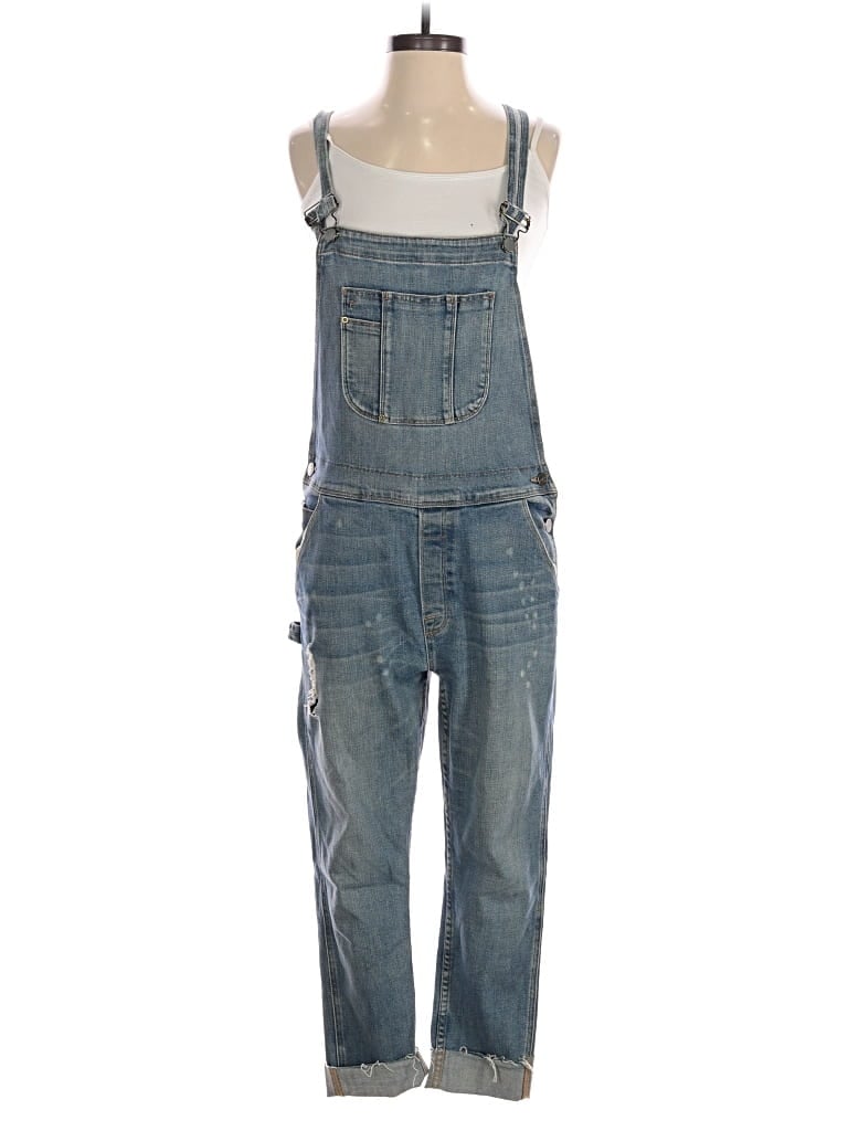 Pre-owned Frame Overalls In Blue