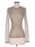 Roberto Cavalli Silver Long Sleeve Top Size S - photo 1