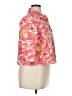 Ruby Rd. Paisley Damask Floral Graphic Pink Jacket Size 14 - photo 4