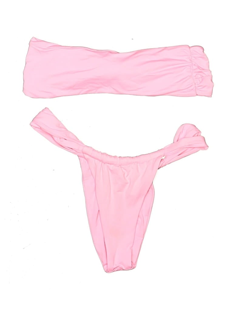 Pre-owned Stone Fox Swim Two Piece Swimsuit In Pink