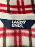 Lands' End 100% Polyester Plaid Red Pullover Sweater Size M (tall) - photo 7