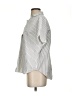 Madewell 100% Cotton Stripes Silver Short Sleeve Blouse Size XS - photo 5