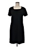 JKLA Solid Black Casual Dress Size M - photo 1