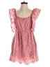 Mustard Seed 100% Cotton Pink Romper Size S - photo 1