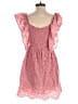 Mustard Seed 100% Cotton Pink Romper Size S - photo 2
