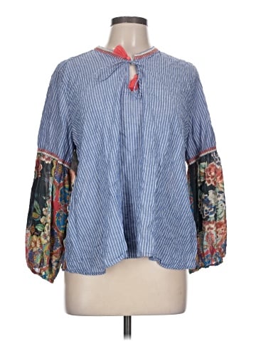 Johnny Was 3/4 Sleeve Blouse (view 1)