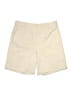 Talbots 100% Polyester Solid Ivory Khaki Shorts Size 16 - photo 1